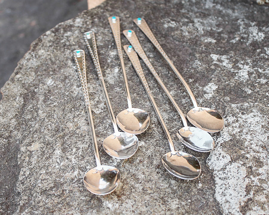 Vintage Measuring Spoon Set of Six Vintage Measuring Spoons 