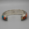 MULTISTONE & STERLING BRACELET by HAROLD SMITH – NAVAJO – Sun