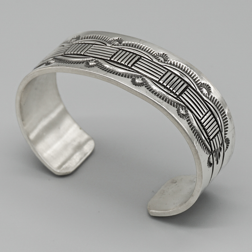Sterling Silver Stamped Cuff Bracelet – Jana Prance Jewelry