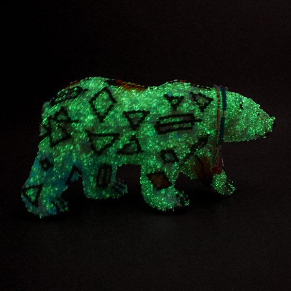 GLOW-IN-THE-DARK POLAR BEAR by FARON GCHACHU – ZUNI - Image 2