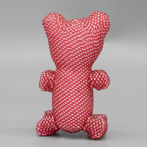 MAGENTA BEADED BEAR by ERICA & KYLE DOSEDO – ZUNI - Image 3