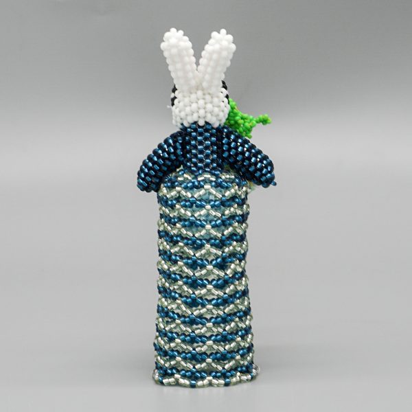 RABBIT HOLDING A BASKET OF VEGETABLES BEADED by ANDREA LAAHTY – ZUNI - Image 3