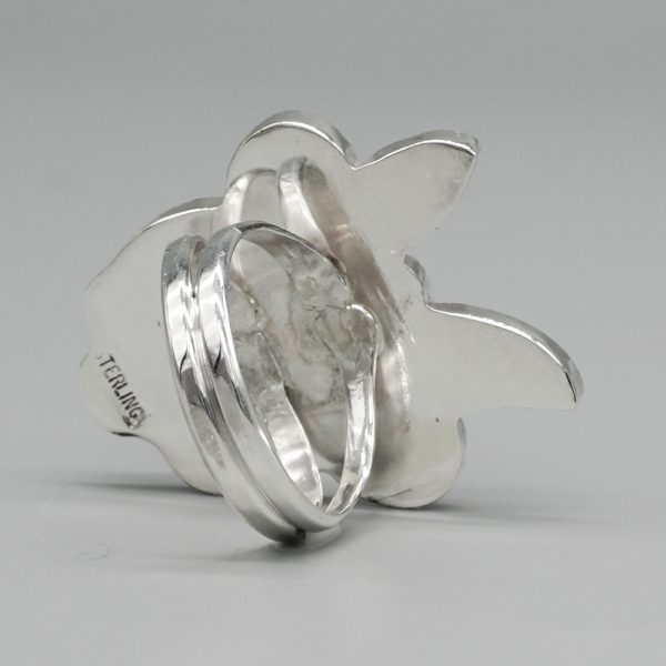 STERLING SILVER AND INLAID MINNIE MOUSE RING by ANDREA LONJOSE -ZUNI - Image 3