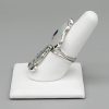 STERLING SILVER AND INLAID SNOOPY RING by ANDREA LONJOSE -ZUNI